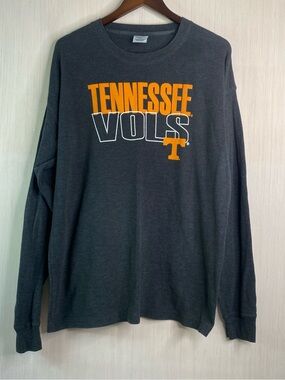Pro-Ad Sports Tennessee Vols Waffle Knit Long Sleeve Shirt Charcoal 2XL